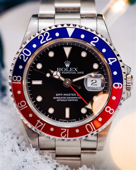 rolex gmt2 pepsi|Rolex gmt Pepsi vintage.